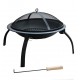 Outdoor FIREPIT for Patio | Garden - Steel Firebowl 56cm Diameter x 39cm High 